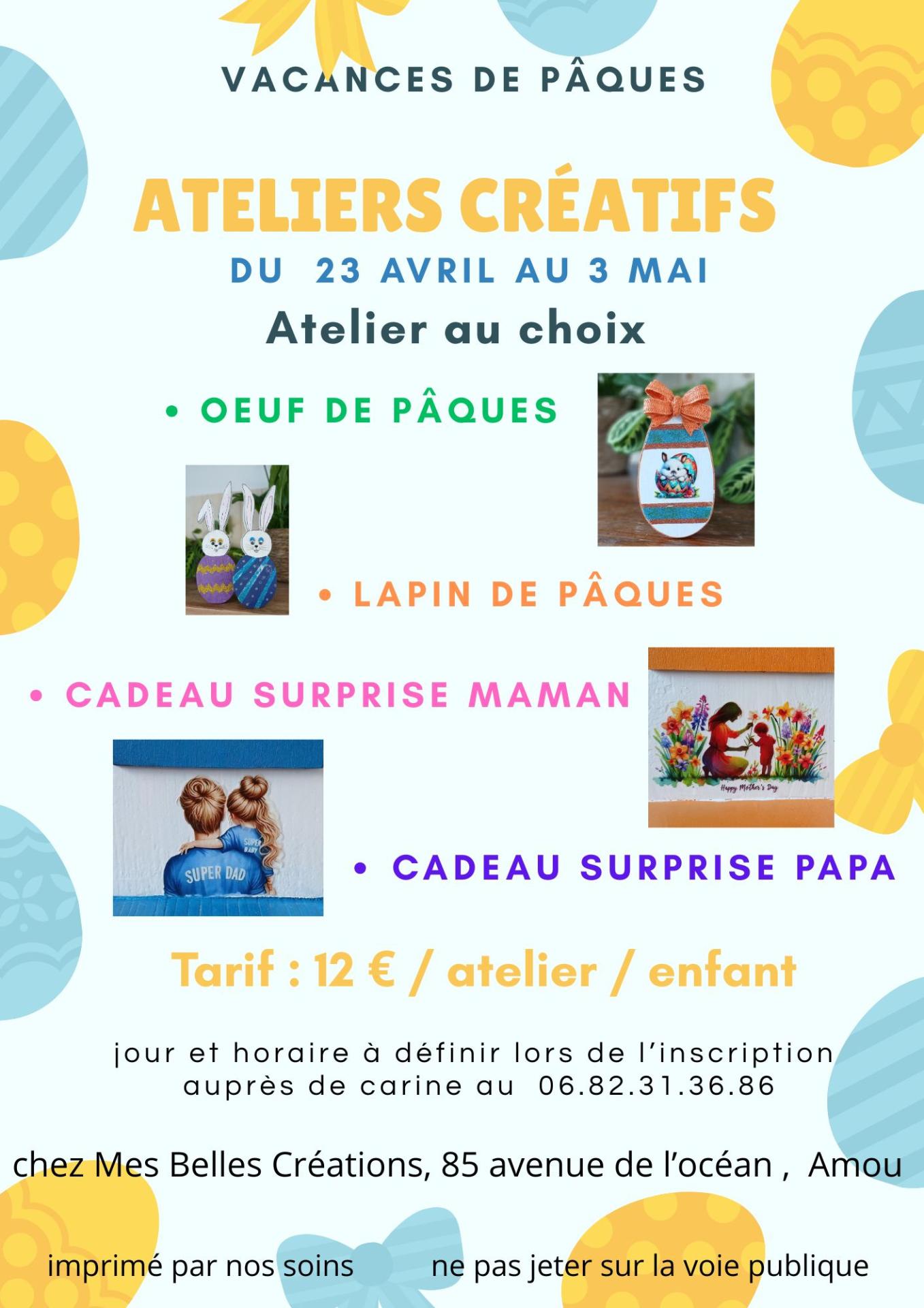 Ateliers de paques