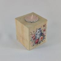 Bougeoir chat tigre3