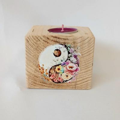 Bougeoir yin yang 1