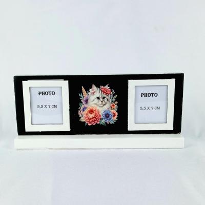 Deco photo chat flore