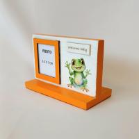 Deco photo grenouille orange3