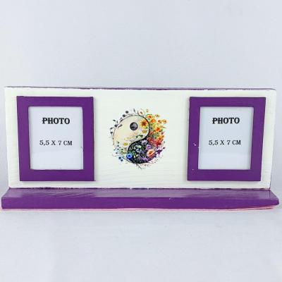 Deco photo yin yang violet