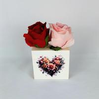 Deco rose rouge coeur2