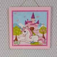 Petit tableau licorne
