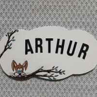 Plaque de porte lapin 1
