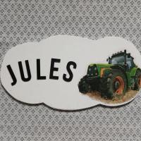 Plaque de porte tracteur 1