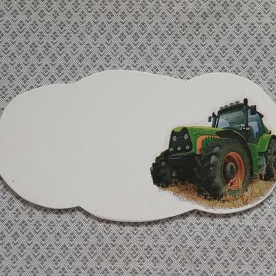 Plaque de porte tracteur 2