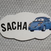 Plaque de porte voiture 1