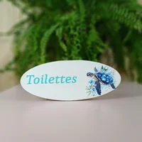 Plaque toilettes