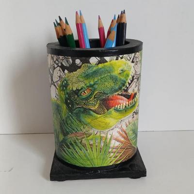 Pot a crayons dinosaure 1