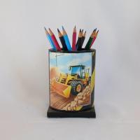 Pot a crayons engin
