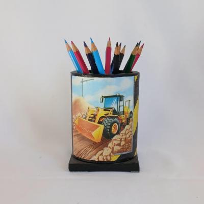 Pot a crayons engin