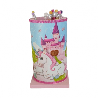 Pot a crayons licorne 