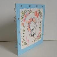 Veilleuse elephant bleu 3